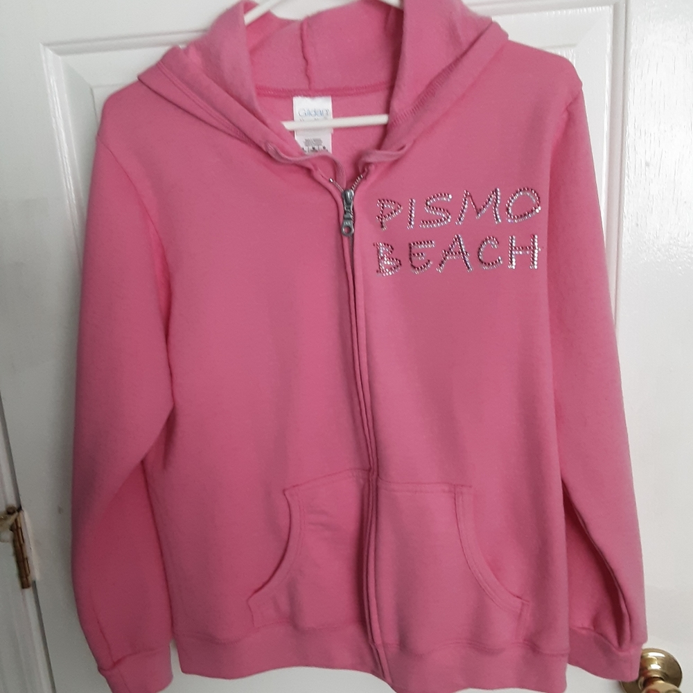 Pismo Beach Pink Hoodie Sweatshirt..  NWOT